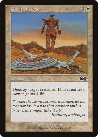 {C} Path of Peace [Urza's Saga][USG 029]
