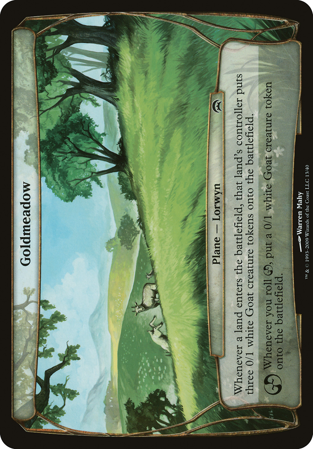 {O} Goldmeadow (Planes) [Planechase Planes][OVR HOP 013] - Misty Mountain Games