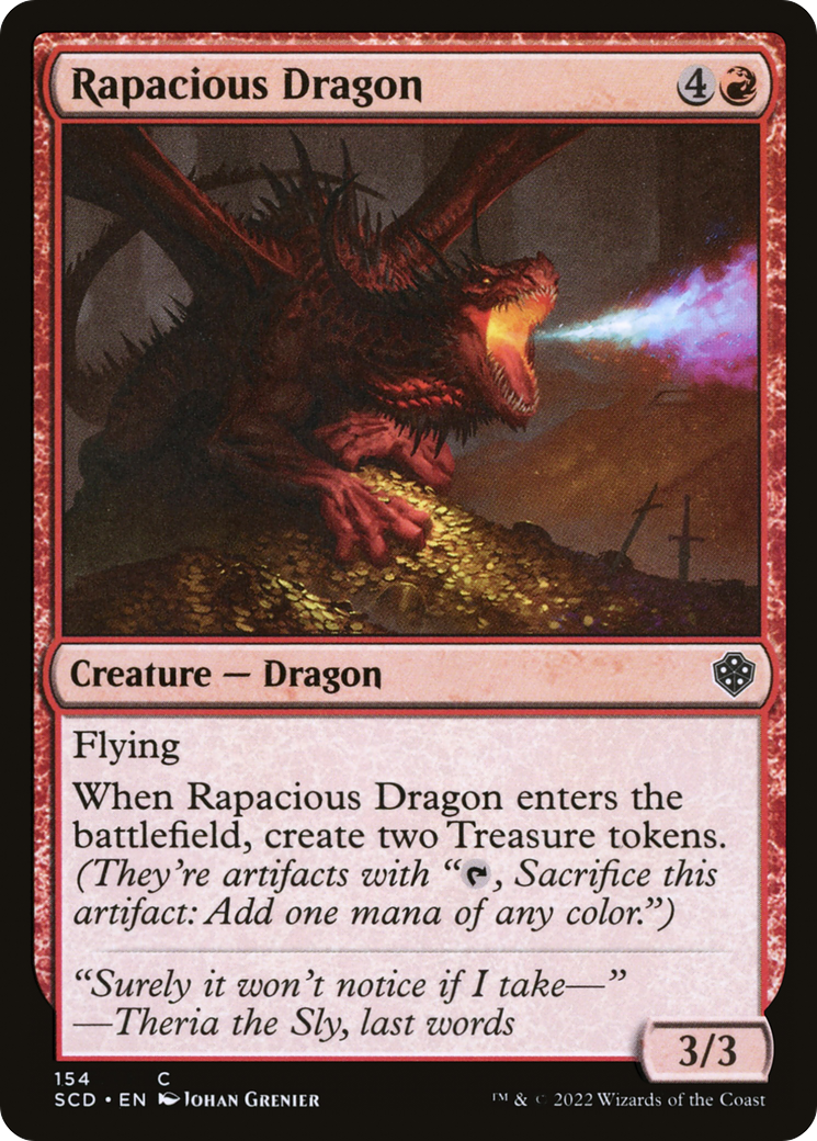 {C} Rapacious Dragon [Starter Commander Decks][SCD 154]