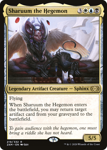 {R} Sharuum the Hegemon [Double Masters][2XM 219]