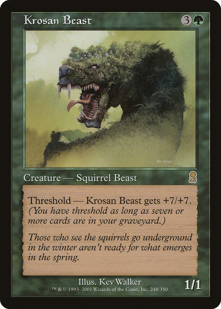 {R} Krosan Beast [Odyssey][ODY 248] - Misty Mountain Games