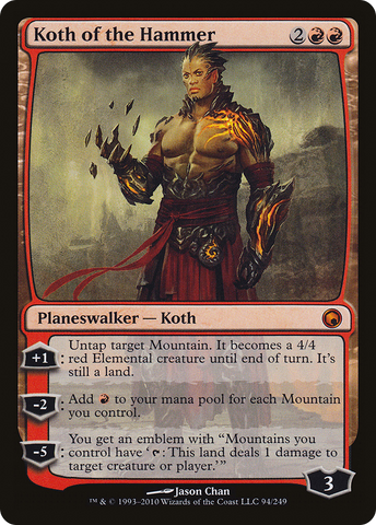 {R} Koth of the Hammer [Scars of Mirrodin][SOM 094]