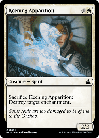 {C} Keening Apparition [Ravnica Remastered][RVR 021]