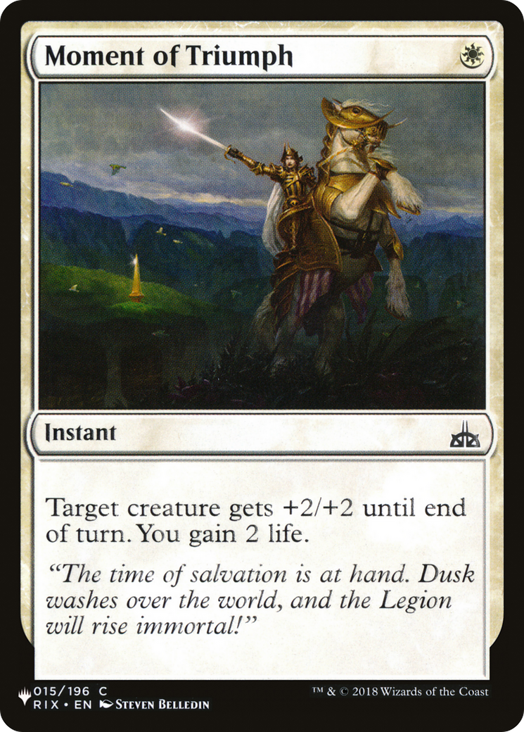 Moment of Triumph [LIST 015/196]