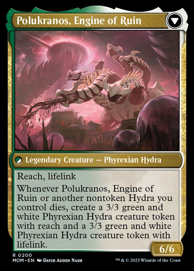 {@R} Polukranos Reborn // Polukranos, Engine of Ruin [March of the Machine][MOM 200]