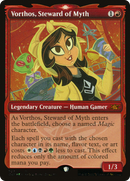 {R} Vorthos, Steward of Myth (Showcase) (Galaxy Foil) [Unfinity][UNF 502]