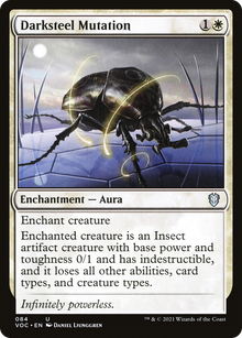 {C} Darksteel Mutation [Innistrad: Crimson Vow Commander][VOC 084]