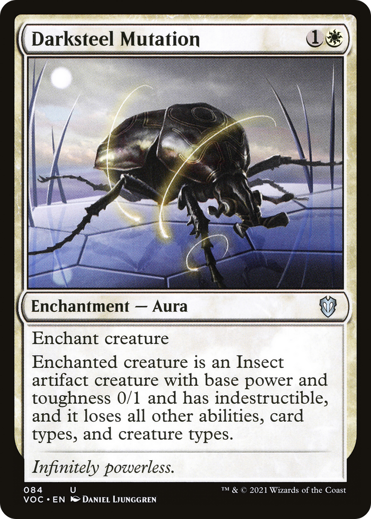 {C} Darksteel Mutation [Innistrad: Crimson Vow Commander][VOC 084]