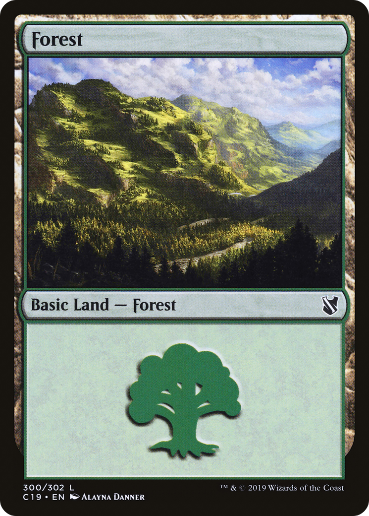 {B}[C19 300] Forest (300) [Commander 2019]