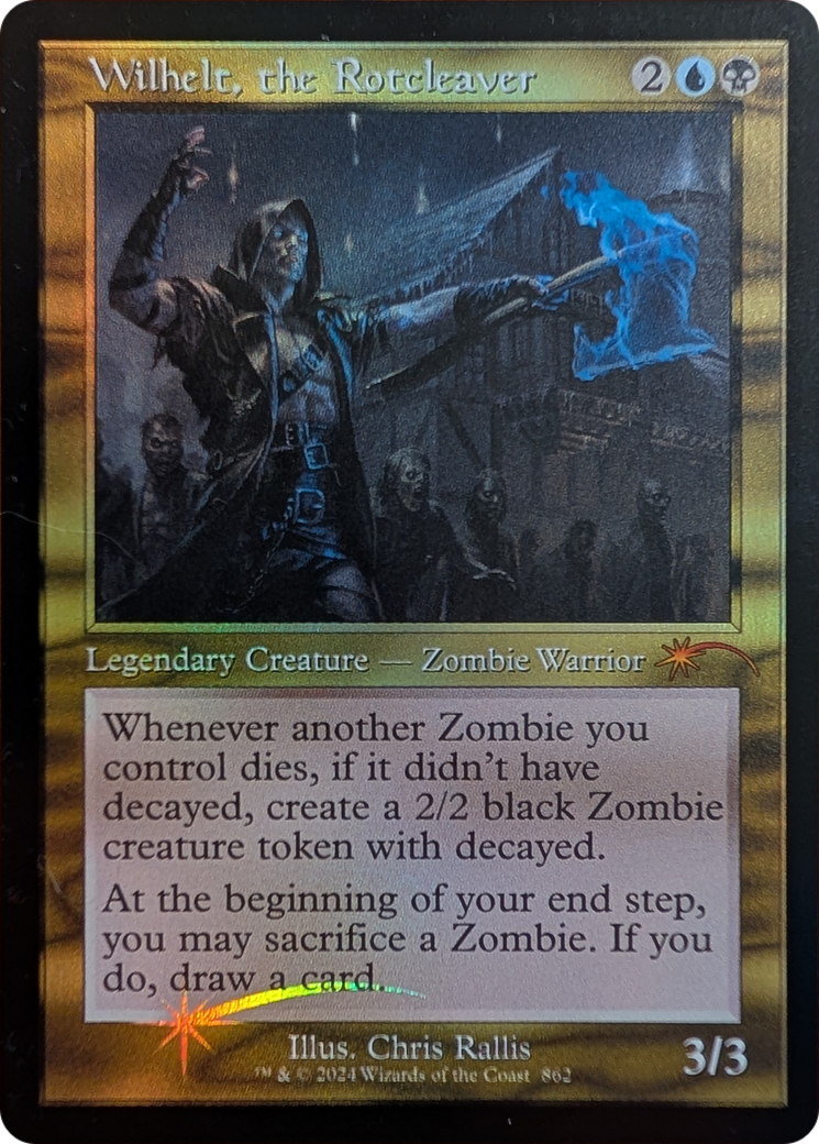 Wilhelt, the Rotcleaver (Retro Frame) [SLD 862]  Foil