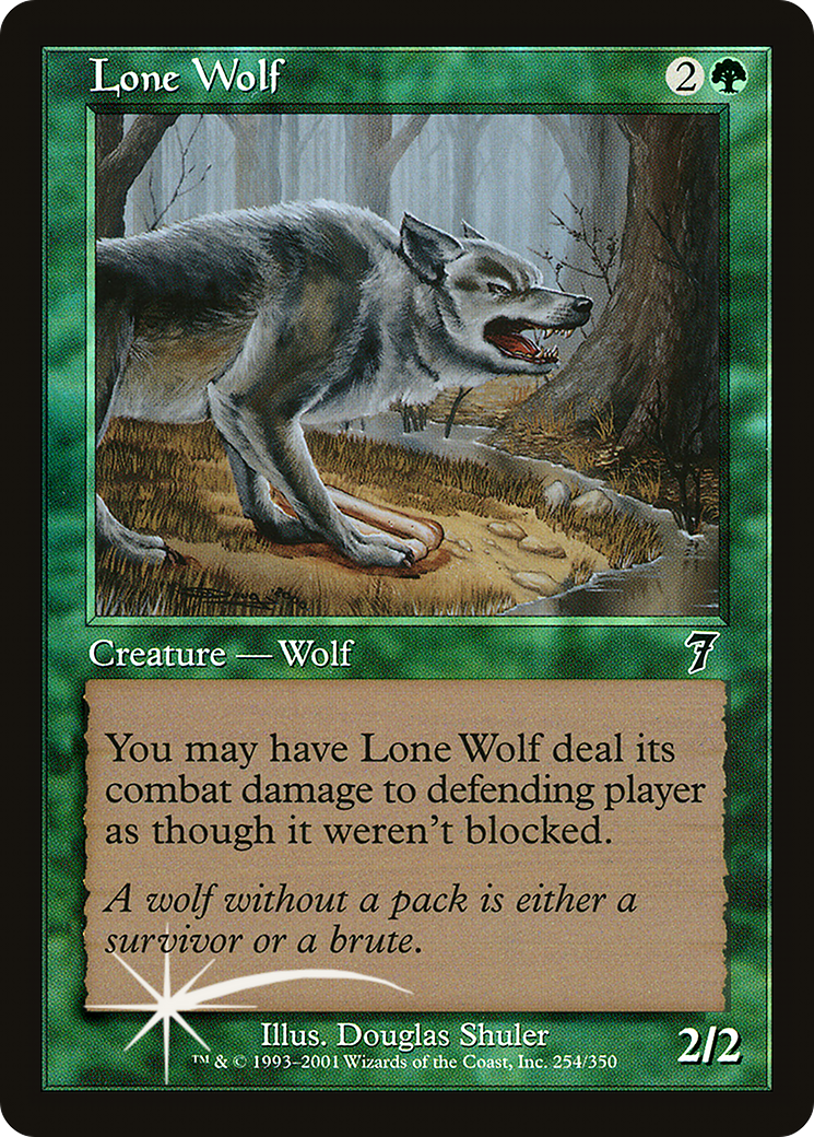 {C} Lone Wolf [Seventh Edition][7ED 254]