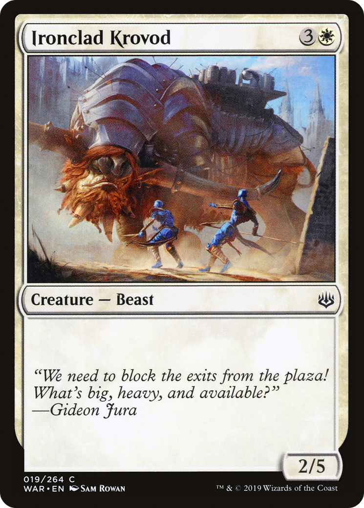 {C} Ironclad Krovod [War of the Spark][WAR 019]