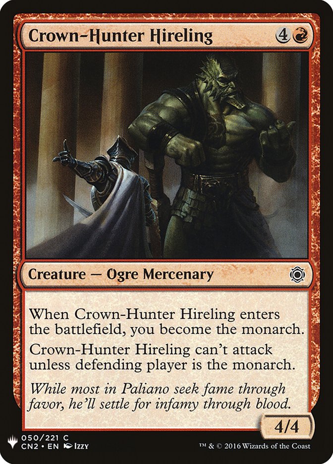 {C} Crown-Hunter Hireling [Mystery Booster][MB1 CN2 050]