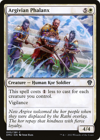 {C} Argivian Phalanx [Dominaria United][DMU 005]