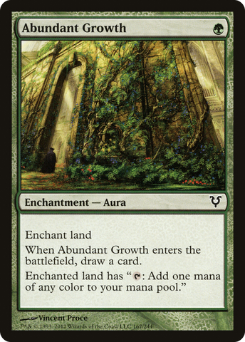 {C} Abundant Growth [Avacyn Restored][AVR 167]