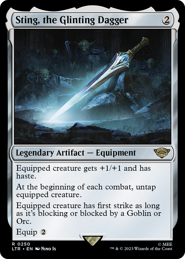 {R} Sting, the Glinting Dagger [The Lord of the Rings: Tales of Middle-Earth][LTR 250]