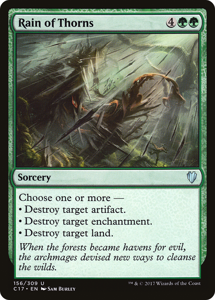 {C} Rain of Thorns [Commander 2017][C17 156]