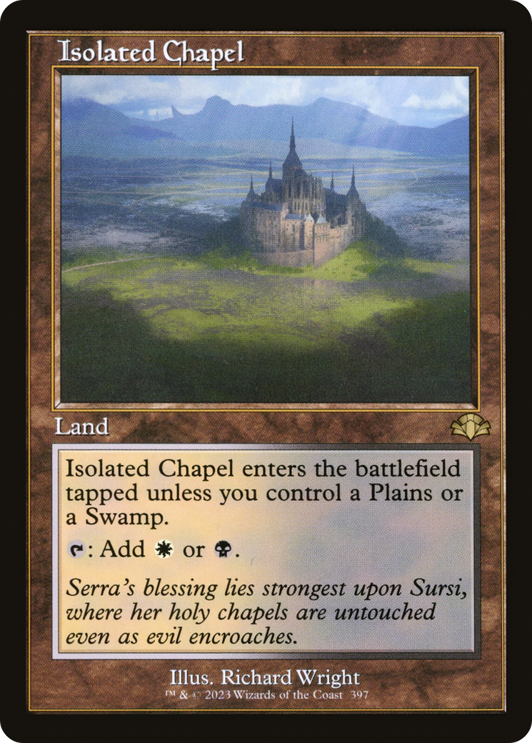 {R} Isolated Chapel (Retro) [Dominaria Remastered][DMR 397] - Misty Mountain Games