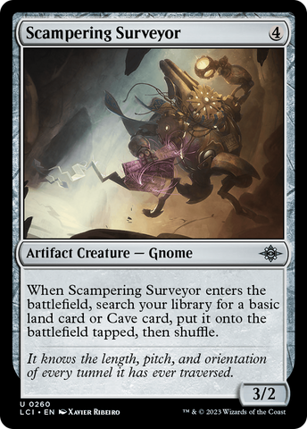{@C} Scampering Surveyor [The Lost Caverns of Ixalan][LCI 260]