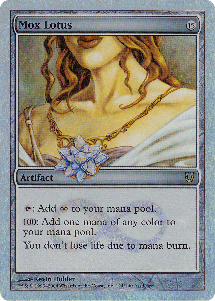 {R} Mox Lotus (Alternate Foil) [Unhinged][AA UNH 124]