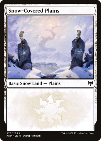 {B}[KHM 276] Snow-Covered Plains (276) [Kaldheim]