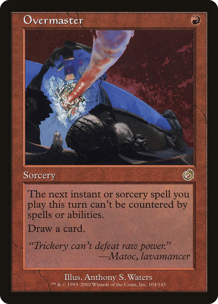 {R} Overmaster [Torment][TOR 104]