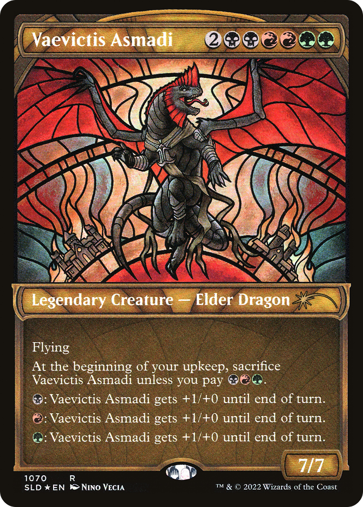 {R} Vaevictis Asmadi (Showcase Textured) [Secret Lair Drop Series][SLD 1070]