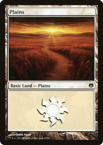 {B}[DDL 040] Plains (40) [Duel Decks: Heroes vs. Monsters]