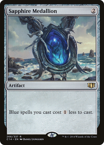 {R} Sapphire Medallion [Commander 2014][C14 266]