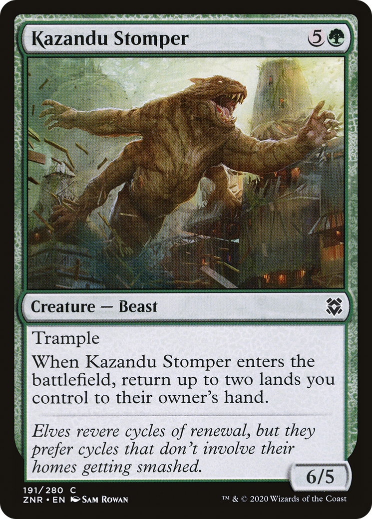 {C} Kazandu Stomper [Zendikar Rising][ZNR 191]