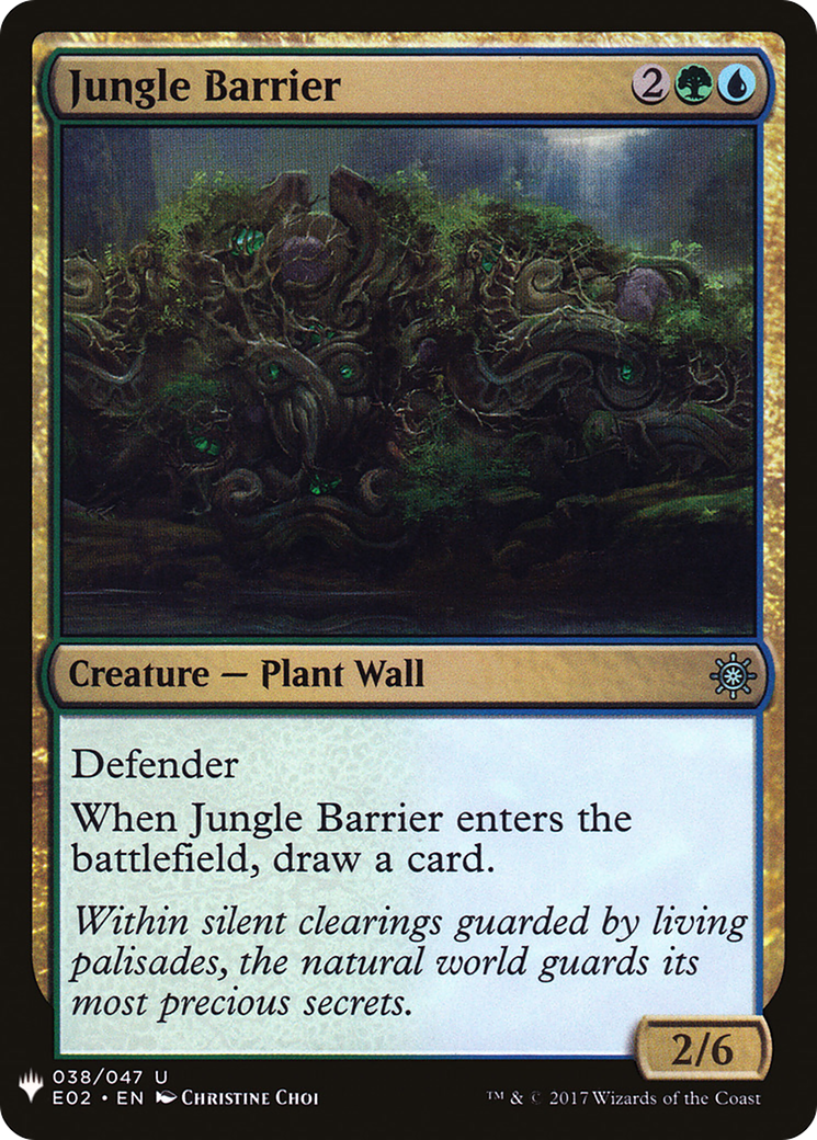{C} Jungle Barrier [Mystery Booster][LS E02 038]