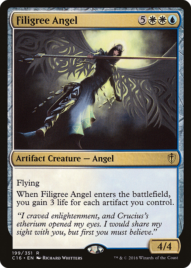 {R} Filigree Angel [Commander 2016][C16 199]