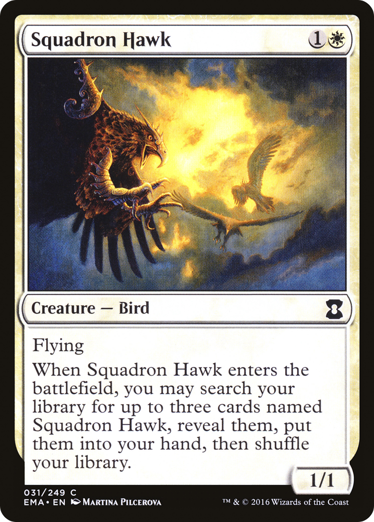 {C} Squadron Hawk [Eternal Masters][EMA 031]
