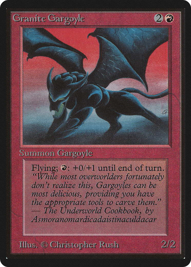 {R} Granite Gargoyle [Beta Edition][LEB 156]