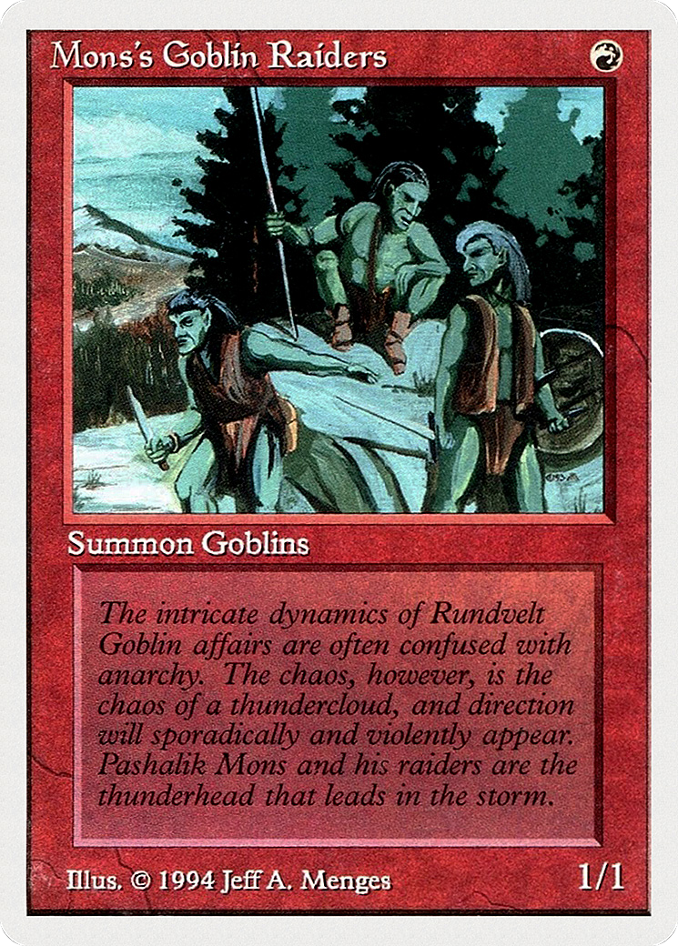 {C} Mons's Goblin Raiders [Summer Magic / Edgar][SUM 167]