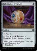 {C} Talisman of Creativity (Ripple Foil) [Modern Horizons 3 Commander][RPF M3C 308]