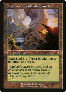 {R} Yavimaya, Cradle of Growth (Retro) [Modern Horizons 2][MH2 441]