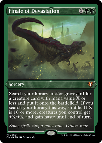{R} Finale of Devastation (Foil Etched) [Commander Masters][CMM 559]