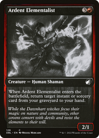 {C} Ardent Elementalist [Innistrad: Double Feature][DBL 128]