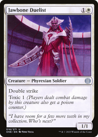 {C} Jawbone Duelist [Phyrexia: All Will Be One][ONE 018]