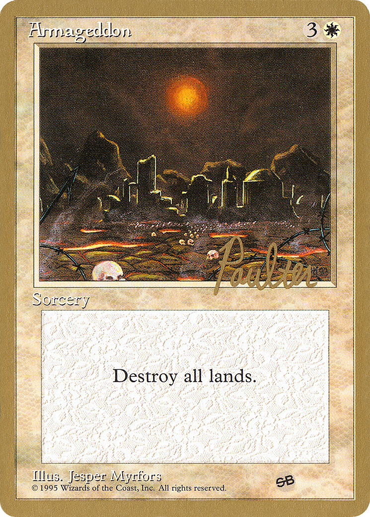 {R} Armageddon (Preston Poulter) (SB) [Pro Tour Collector Set][GB PTC PP5SB]
