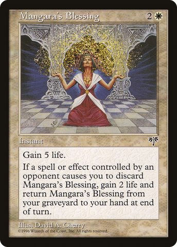 {C} Mangara's Blessing [Mirage][MIR 025]