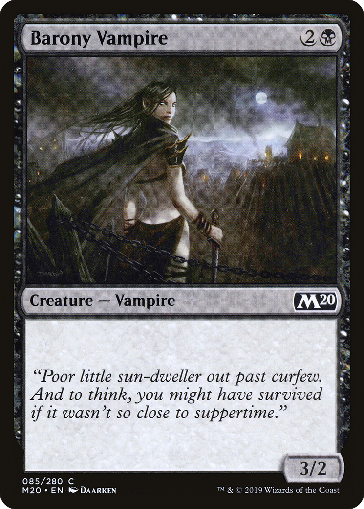 {C} Barony Vampire [Core Set 2020][M20 085]