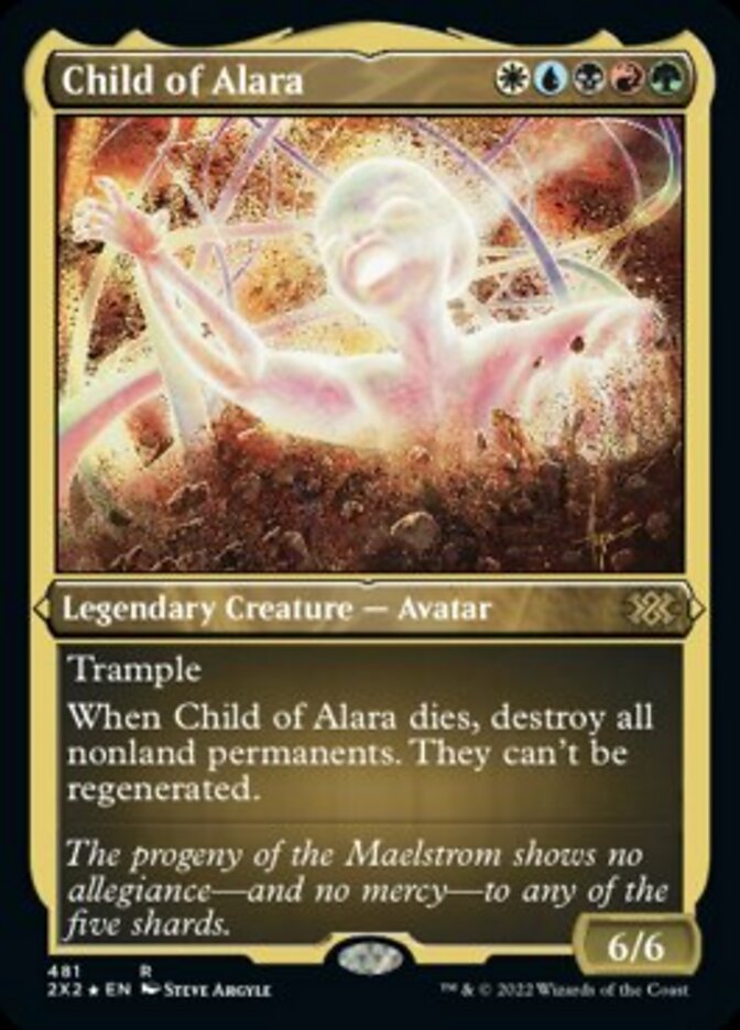 {R} Child of Alara (Foil Etched) [Double Masters 2022][2X2 481]