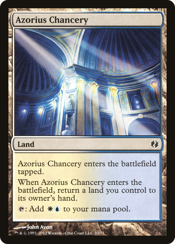 {C} Azorius Chancery [Duel Decks: Venser vs. Koth][DDI 033]
