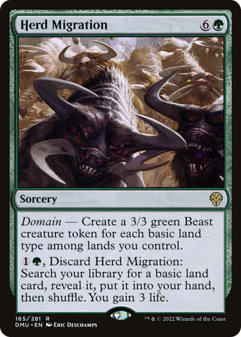 {R} Herd Migration [Dominaria United][DMU 165]