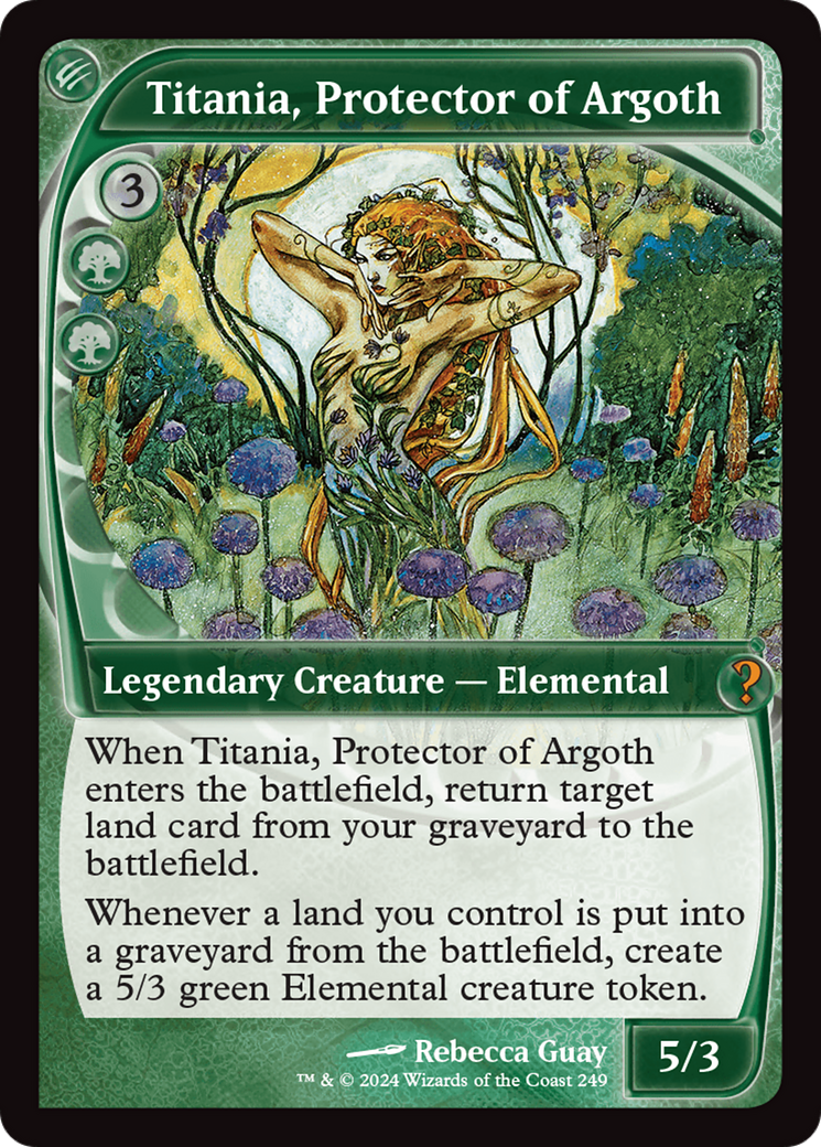 {R} Titania, Protector of Argoth (Future Sight) [Mystery Booster 2][MB2 249]