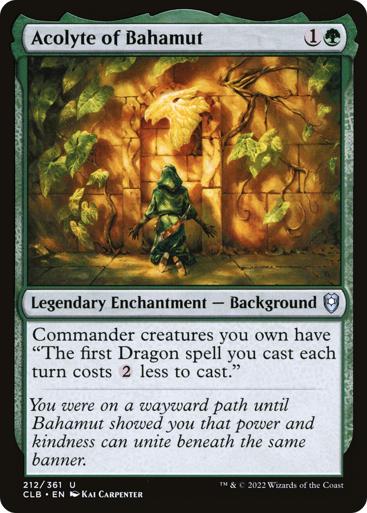 {C} Acolyte of Bahamut [Commander Legends: Battle for Baldur's Gate][CLB 212]
