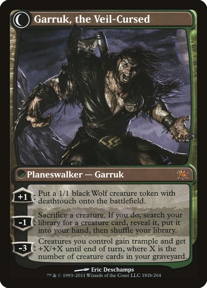 {R} Garruk Relentless // Garruk, the Veil-Cursed [Innistrad][ISD 181]
