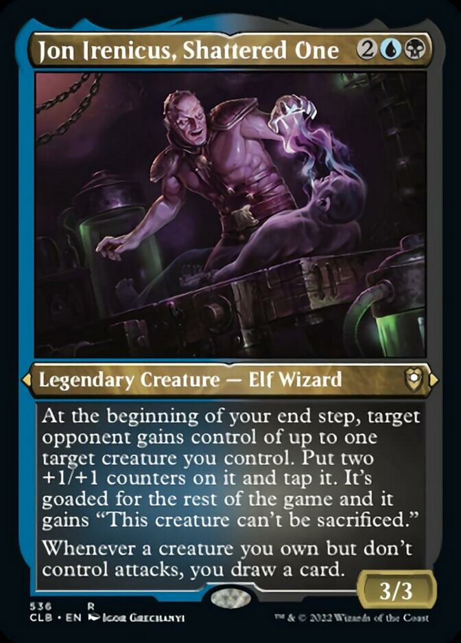 {R} Jon Irenicus, Shattered One (Foil Etched) [Commander Legends: Battle for Baldur's Gate][CLB 536]